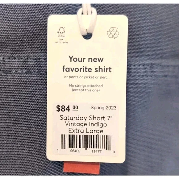 Marine Layer Saturday Short Men's XL Vintage Indigo Blue Drawstring NEW NWT $84 - Picture 11 of 16